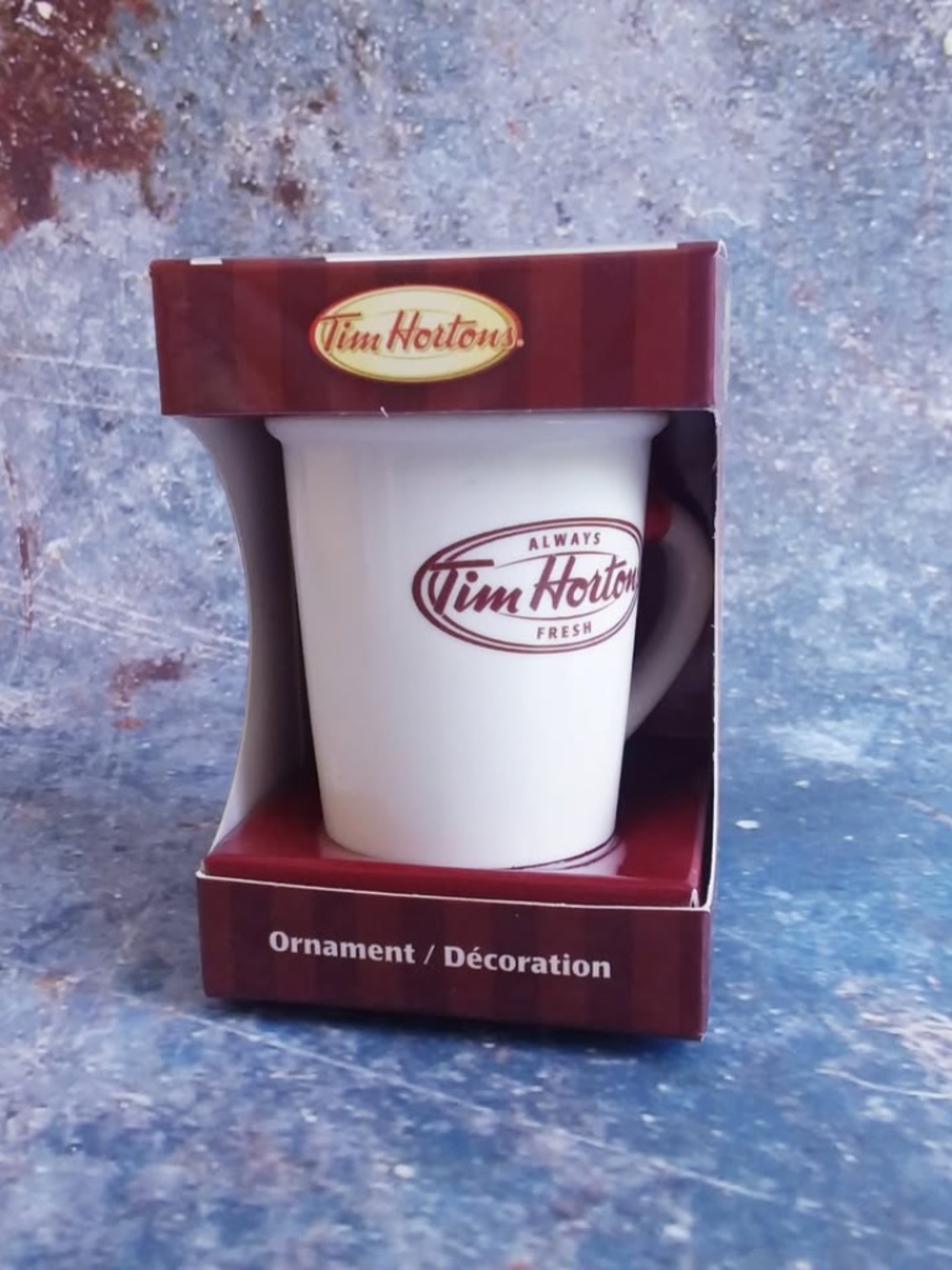 2011 Tim Horton's Coffee Mug Christmas Tree Ornament